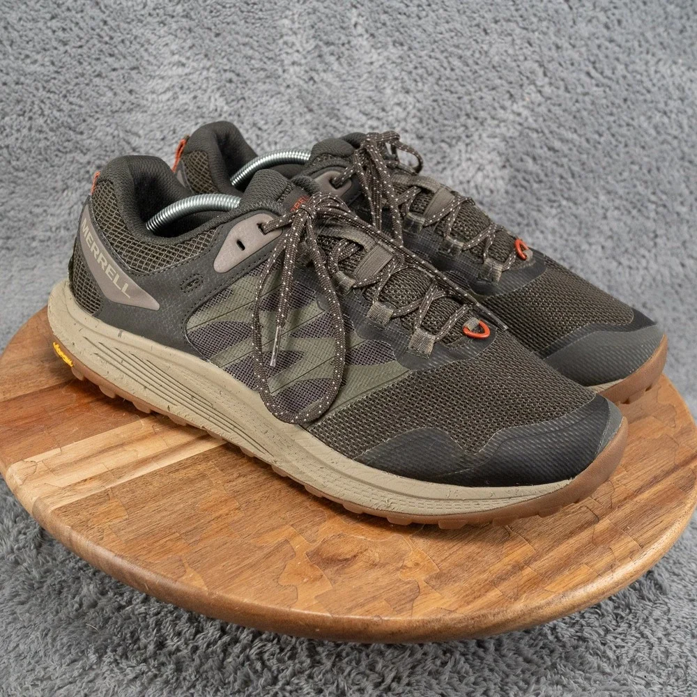 Merrell Nova 3 Gore-Tex Shoes Mens Size 12 Hiking Camping Outdoors Green